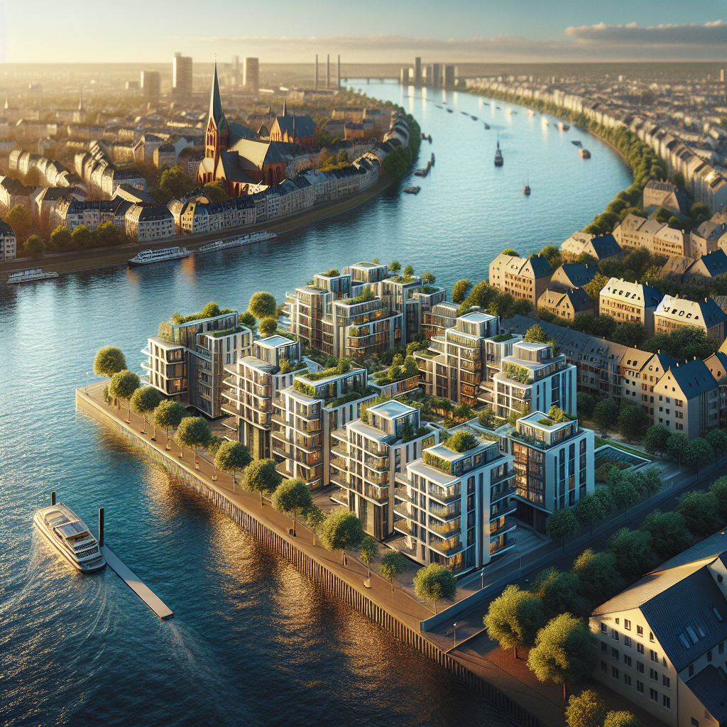 Einfluss der Rheinlage auf Mietpreise in Düsseldorf Lörick